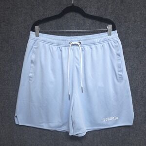 YoungLA Shorts Mens XXL Sky Blue 134 Gametime Casual Preppy
